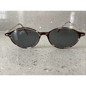 BULOVA “TRIBUTE ALBERTA” Eyeglasses Frames Only Italy 46-16-135 Tortoise/Gold